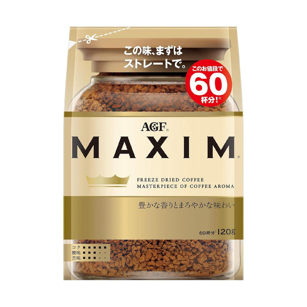 AGF Maxim Freeze-Dried Instant Coffee (Pack of 3 Bags)