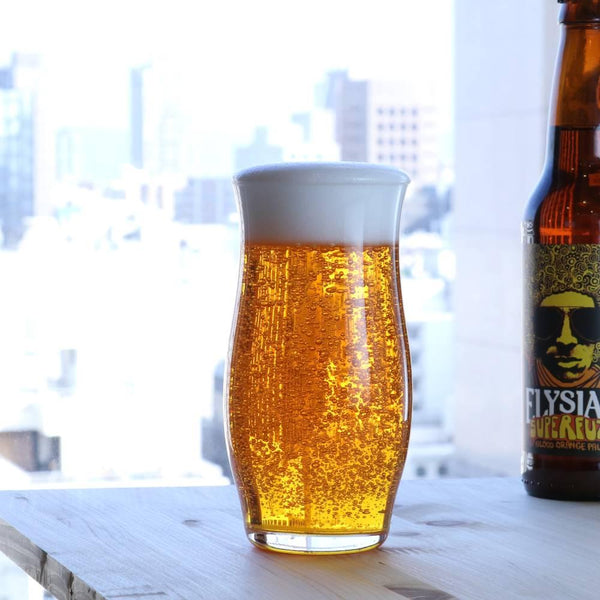 Aderia Craft Beer Glass Convex Stylish Premium Glassware Large 420ml