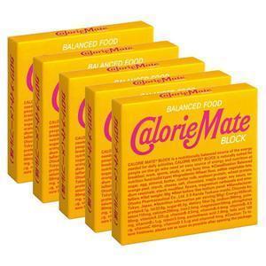 Calorie Mate Block Balanced Nutrition Food Maple (Pack of 5)