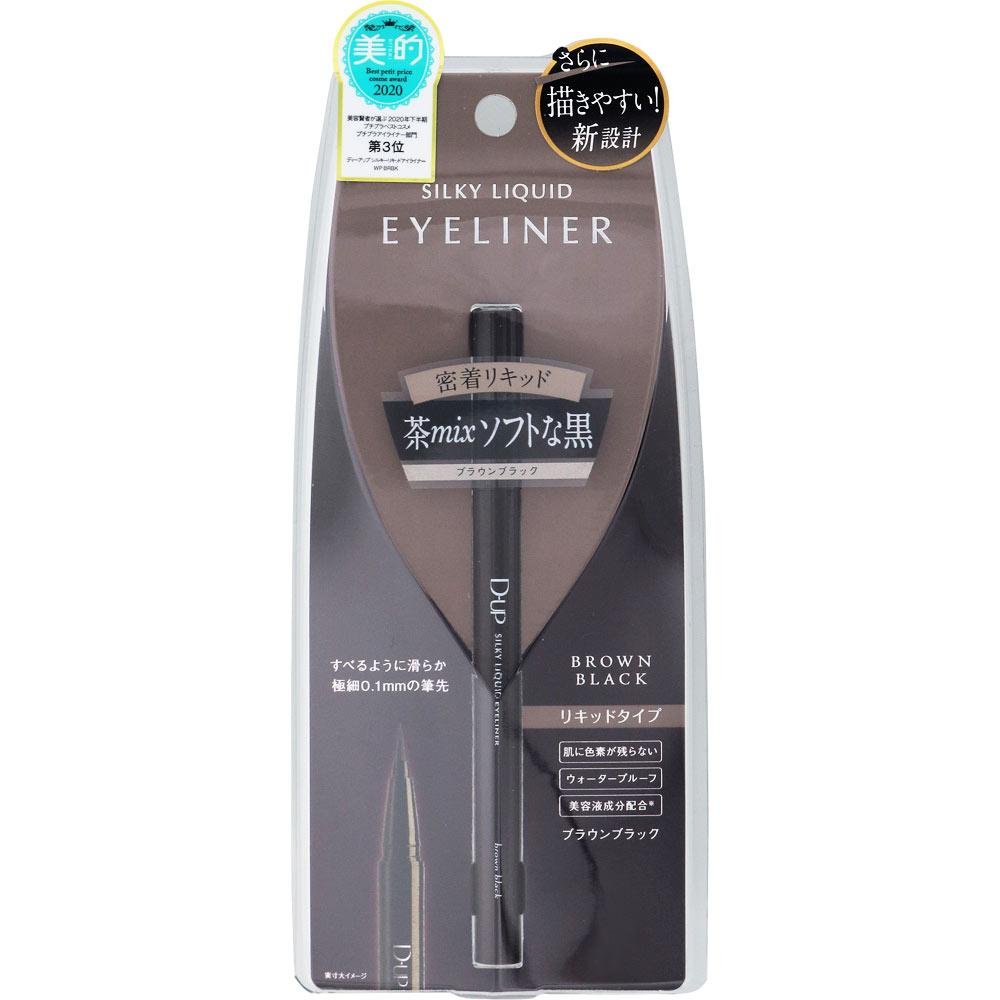 D-UP Silky Liquid Eyeliner Smooth Waterproof Brown Black Eyeliner
