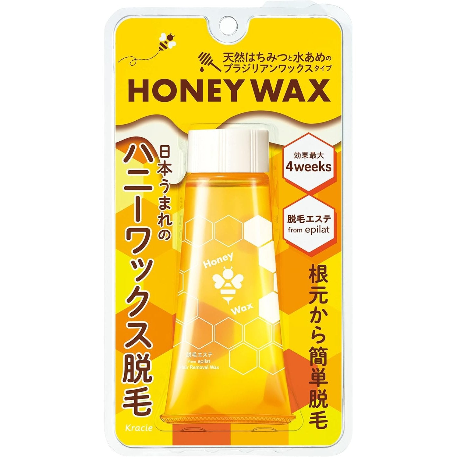 Epilat Salon Honey Hair Removal Depilatory Wax With 20 Sheets 140g