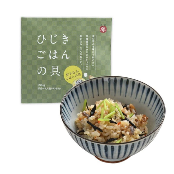 Gin No Mori Hijiki Seaweed Takikomi Gohan Ingredients Packet 200g