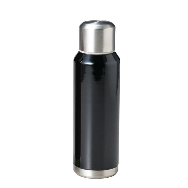 Isuke Reusable Slim Stylish Steel Water Bottle Black Lacquer 300ml