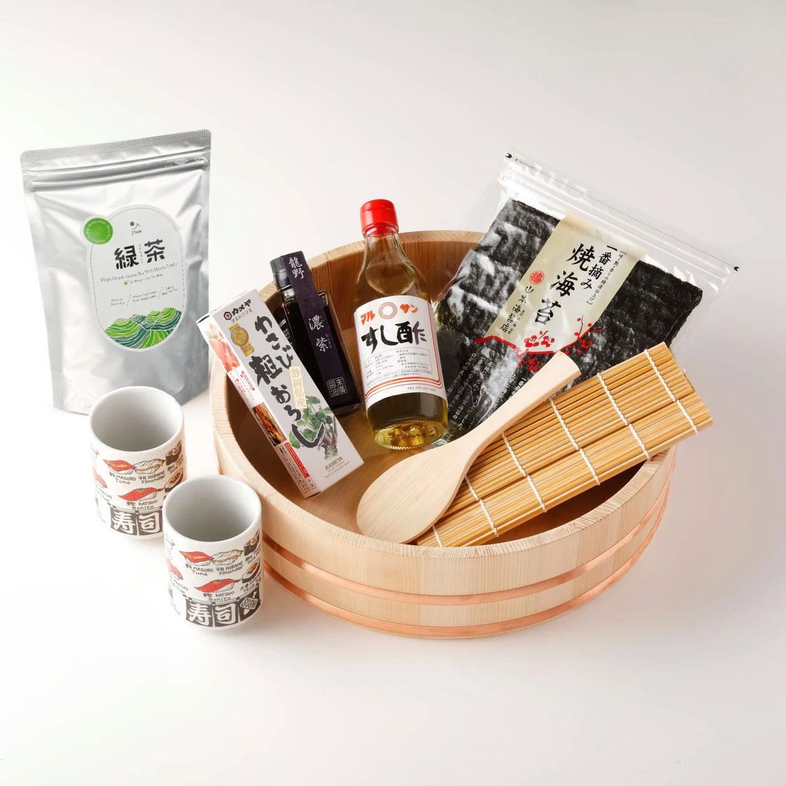 J Taste Authentic Sushi Making Kit & Sushi Ingredients 10 Pieces