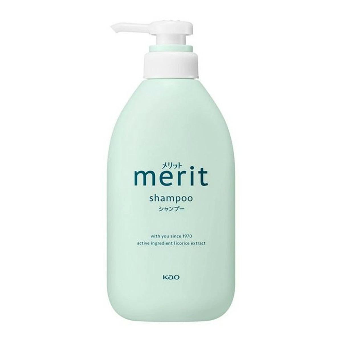 Kao Merit Paraben-Free Shampoo For Healthy Scalp Pump Bottle 450ml