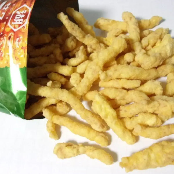 Koikeya Scorn Soy Sauce Grilled Corn Flavor Crispy Corn Puffs 73g (Pack of 3)