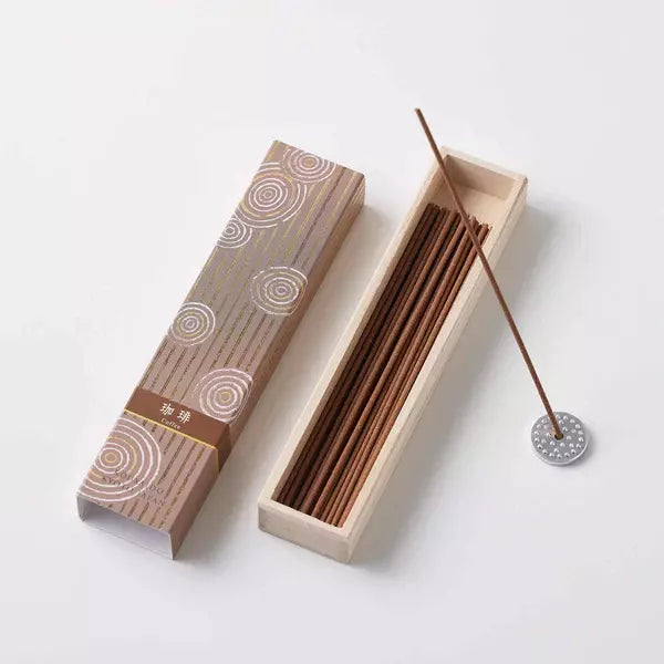 Kousaido Freshly Roasted Coffee Unique Scent Incense Sticks 40 Sticks