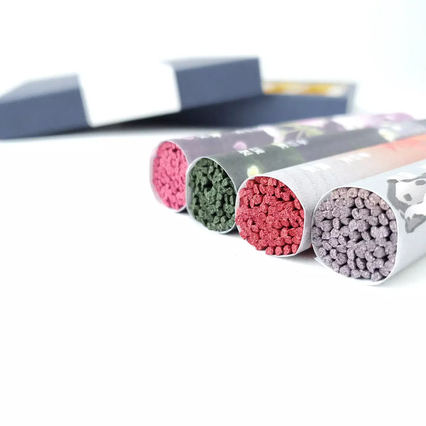 Kousaido Seasonal Incense Sticks Gift Box Four Fragrances 180 Sticks