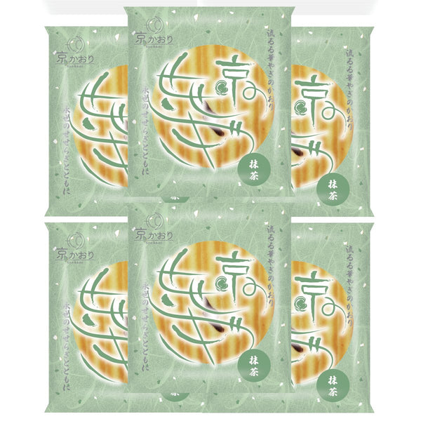Kyo Kaori Matcha Cream Zig Zag Sandwich Cookie (Pack of 6)