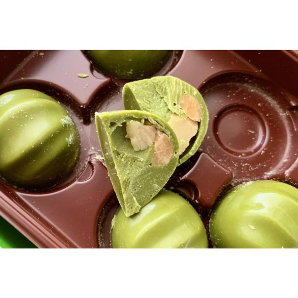 Meiji Matcha Chocolate Covered Macadamia Nuts Snack 9 Pieces