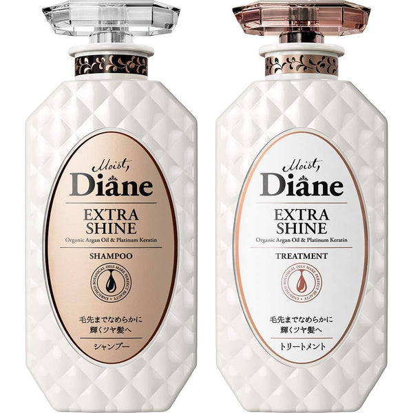 Moist Diane Conditioner Extra Shine Glossy Hair Organic Argan Oil & Keratin 450ml