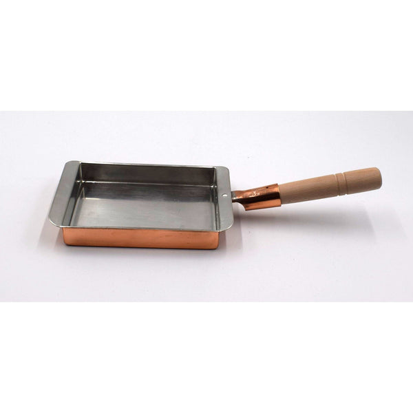 Marushin Kansai Type Japanese Omelette Tamagoyaki Copper Pan 18x22.5cm