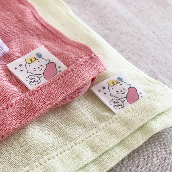 Oboro All-in-One Baby Soft Bathing Muslin Towel 100% Cotton 33x70cm