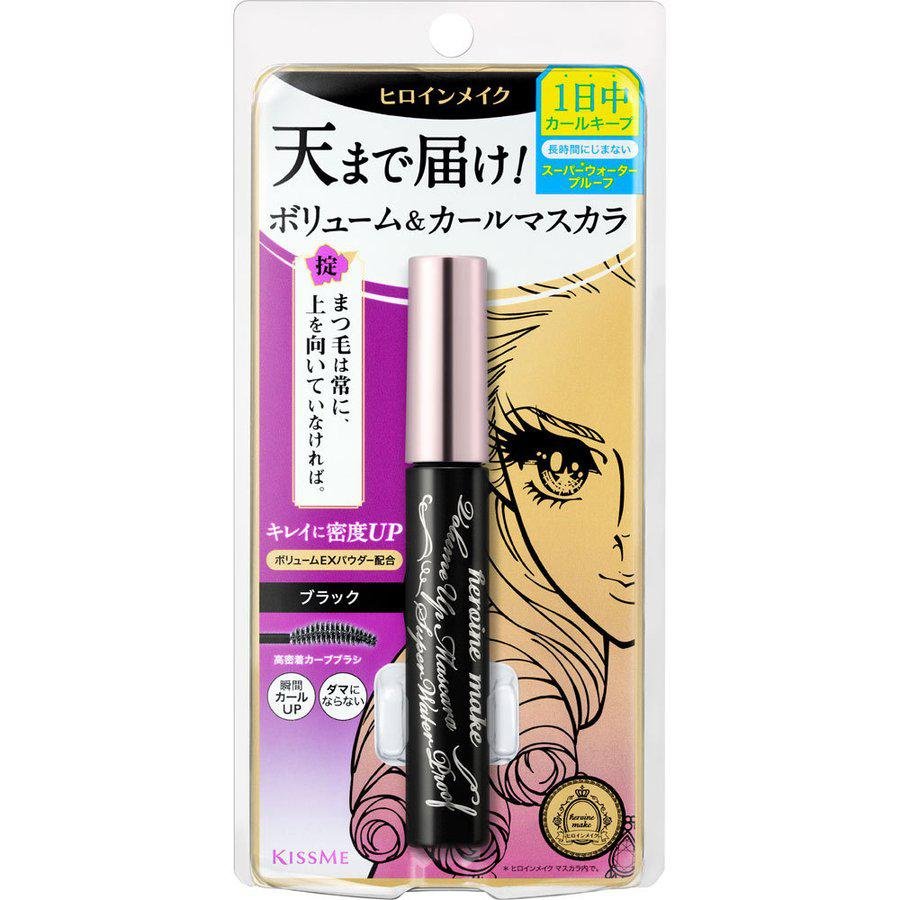 Isehan Kiss Me Heroine Make Volume & Curl Mascara Super Waterproof Jet Black 6g