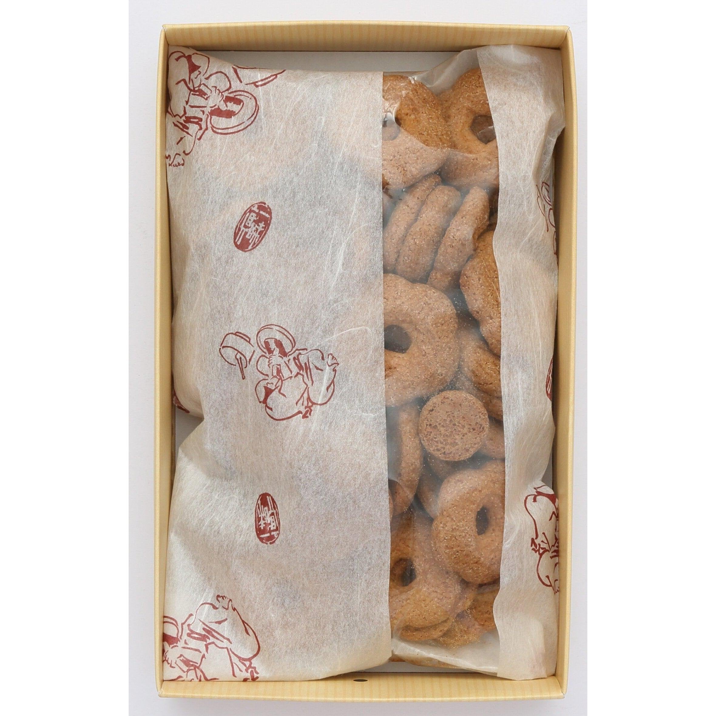 Kawamichiya Soba Boro Japanese Buckwheat Cookies 190g