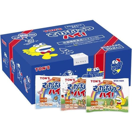 Ton's Sakanuts Hi! Dried Fish Snack with Mixed Nuts (Pack of 30 Bags)