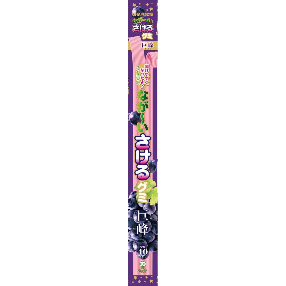 UHA Mikakuto Sakeru 40cm Long Grape Gummy 32g (Pack of 5)