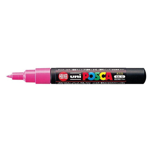 Mitsubishi Uni Posca Water Pen Extra Fine Marker Set 12 Colors PC-1M12C