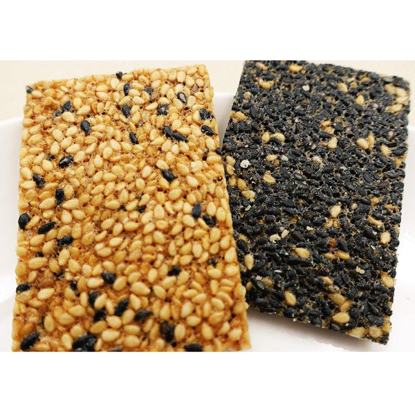 Manten Goma Sablé Black & White Sesame Cookies 6 pcs. (Pack of 3)