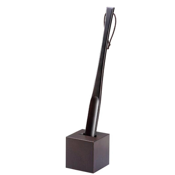 Nakata Hanger Japanese Brown Wooden Shoe Horn Box 100mm