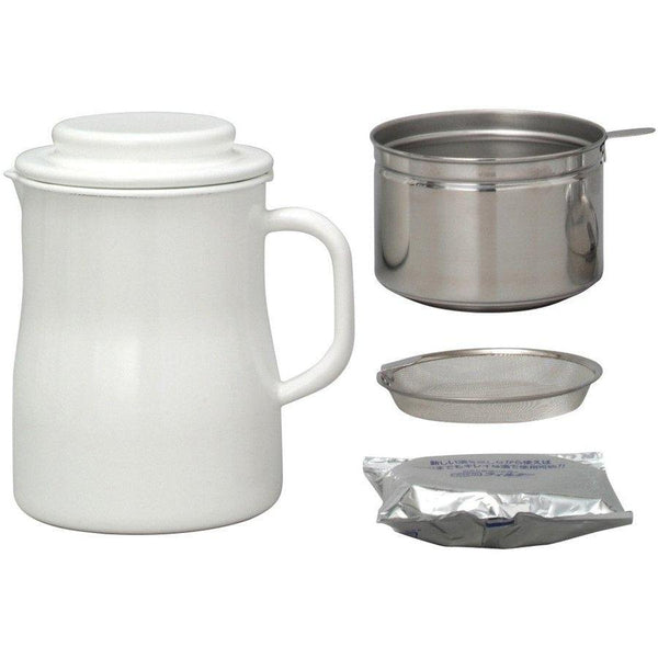 Noda Horo Enamel Oil Filter Pot 800ml