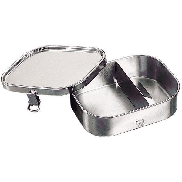 Kobo Aizawa Large Square Lunch Box Stainless Steel Bento Box 1000ml
