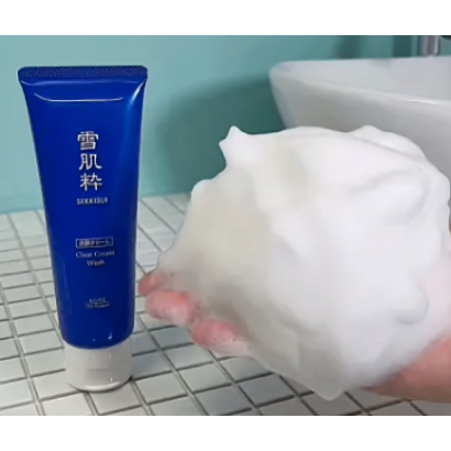Kose Sekkisui Clear Cream Wash 120g