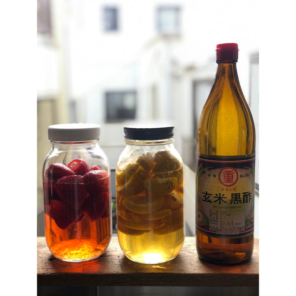 Marushige Naturally Fermented Black Vinegar 1 Year Aged 900ml