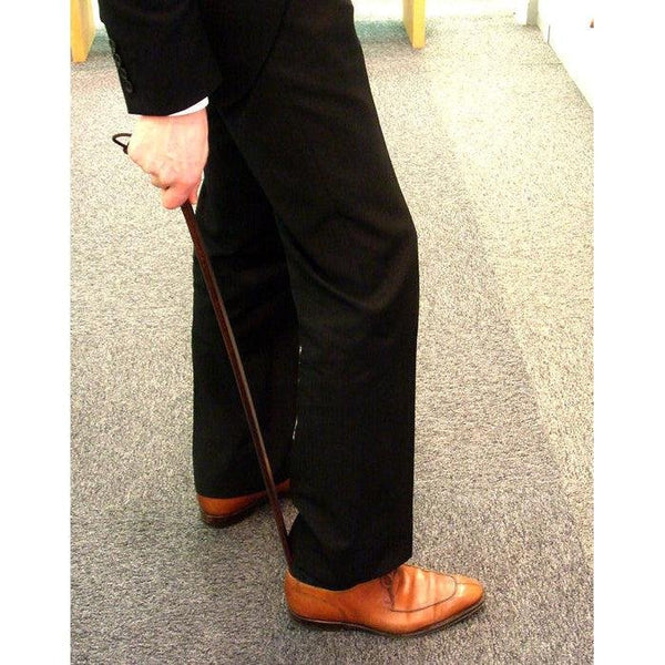 Nakata Hanger Japanese Brown Wooden Shoe Horn Box 100mm