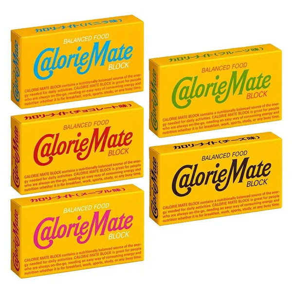 Calorie Mate Block 5 Flavor Assortment (Box of 20 Packets)