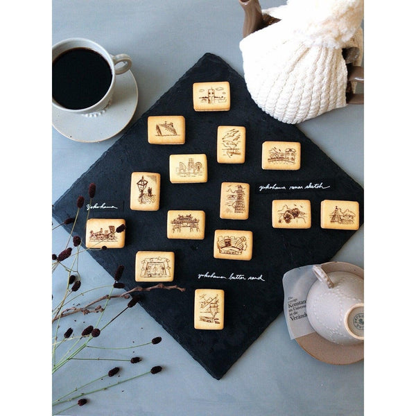 Takara Seika Yokohama Butter Cream Sandwich Biscuits 72g (Pack of 3)