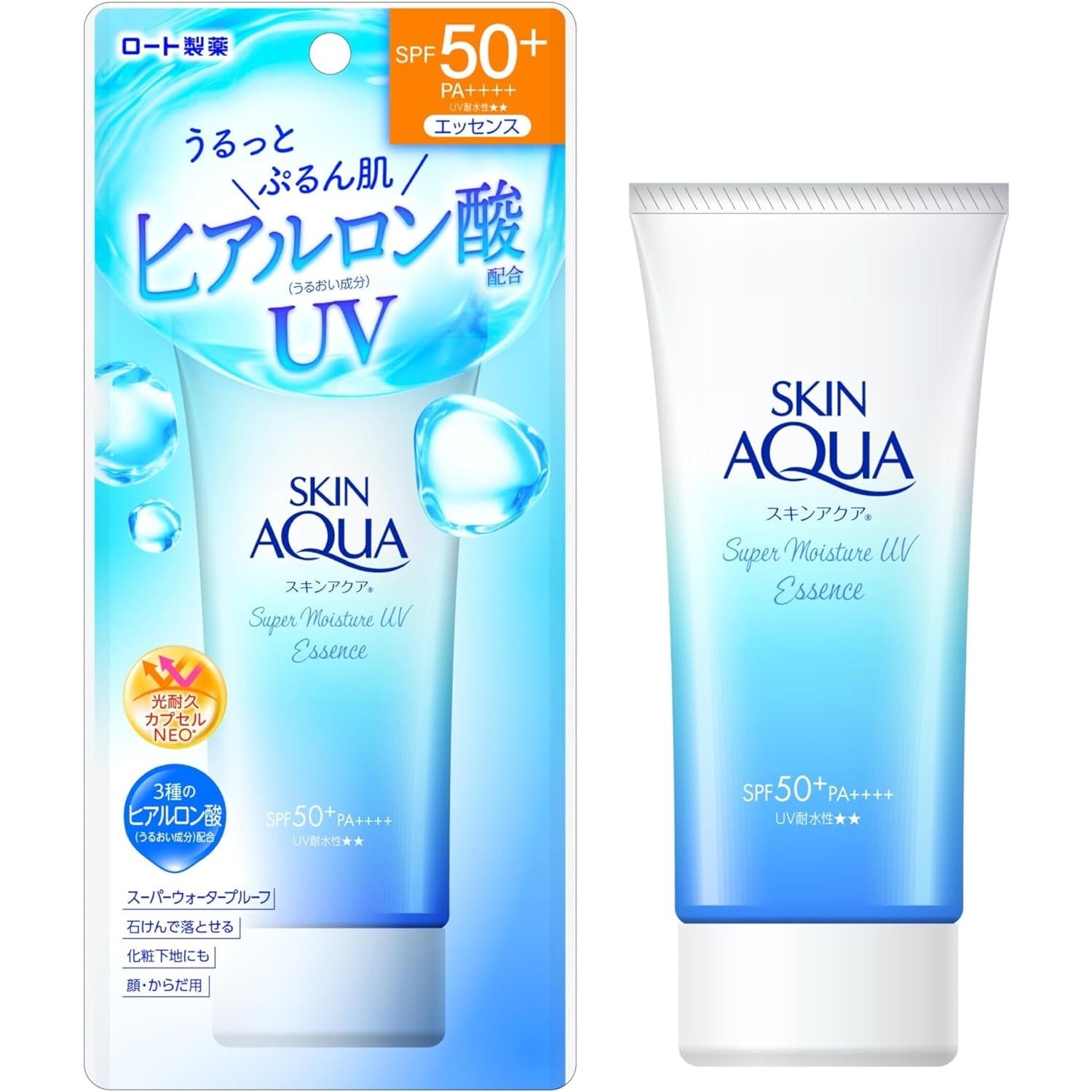 Skin Aqua Sunscreen Super Moisture UV Essence SPF50+ 80g