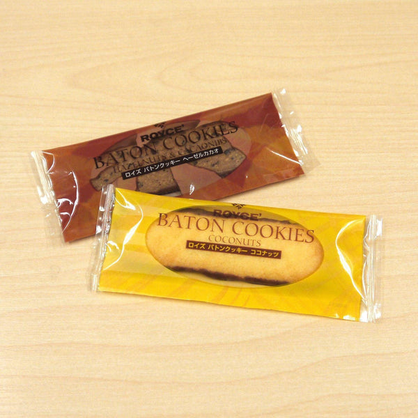 Royce Baton Biscuits Coconut and Hazelcacao 50 Pieces