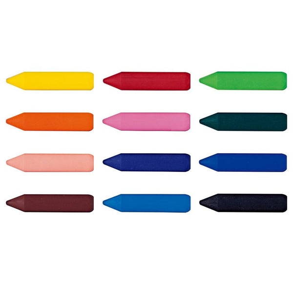 Sakura Craypas Triangle Coupy Pencil Easy-Grip Oil Pastels 12 Color Set