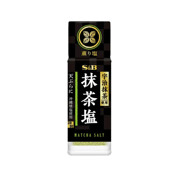 S&B Foods Matcha Salt Uji Matcha & Okinawan Salt 29g
