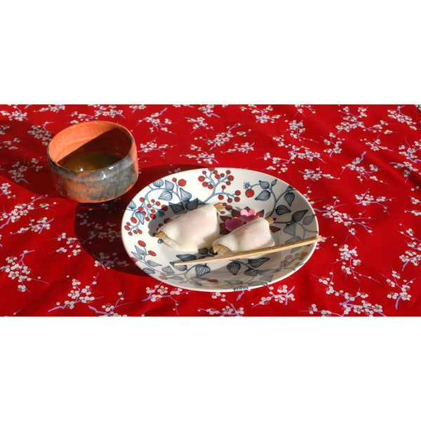 Seiran Furoshiki Ume Plum Blossom Cotton Wrapping Cloth