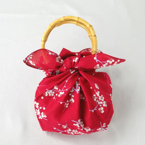 Seiran Furoshiki Ume Plum Blossom Cotton Wrapping Cloth