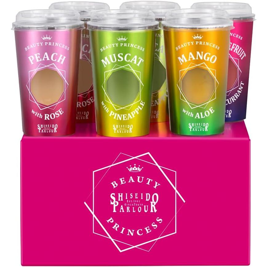 Shiseido Parlour Beauty Princess Collagen Fruit Jelly Drink Set 6 Cups