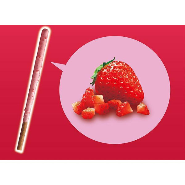 Strawberry Pocky Double Coated Strawberry Cocoa Sticks (Pack of 3)