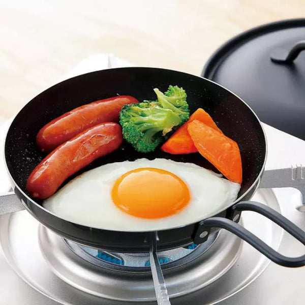 Summit Mini Fry Pan Small Cast Iron Frying Pan With Lid 16cm