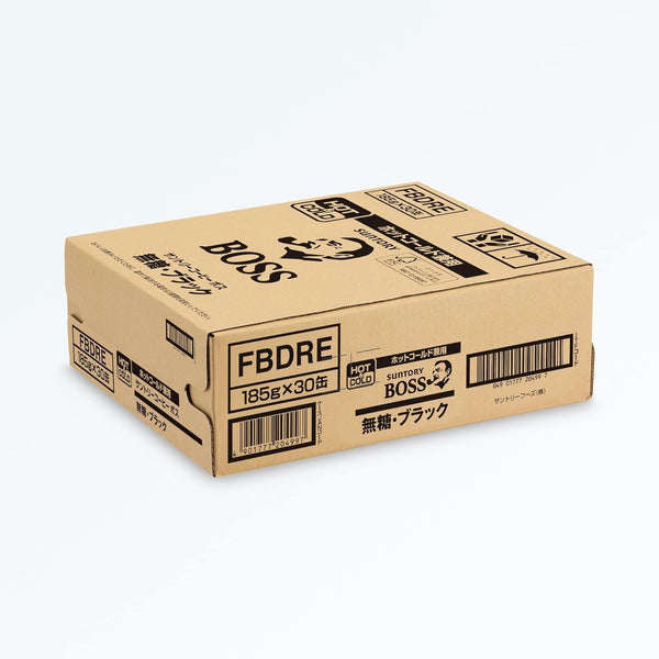 Suntory Boss Black Sugar Free Canned Coffee (Pack of 30)