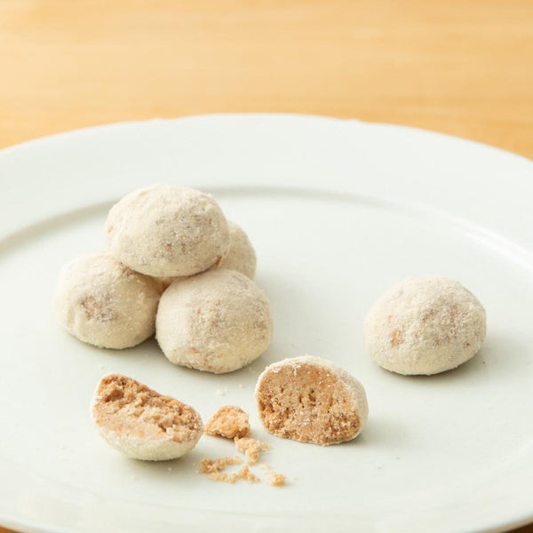 Tatatado Gluten Free Wasanbon Sugar Cookie Balls 6 Pieces (Pack of 3)