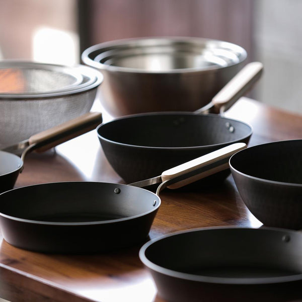 Wahei Enzo Non-Stick Carbon Steel Induction Frying Pan (2mm Thick)