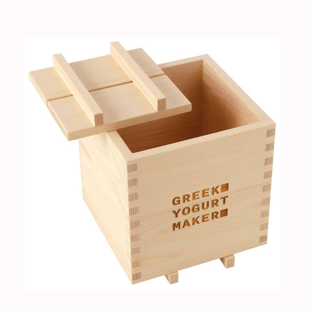 Hinoki Wood Strainer Greek Yogurt Maker & Strainer Set 1.5L