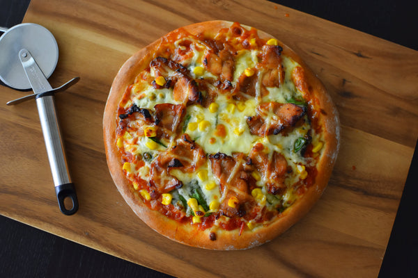 How To Make Japanese Style Pizza (Chicken Teriyaki Pizza Recipe)