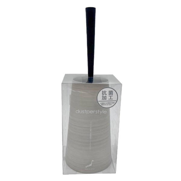 Antibacterial Toilet Brush Gray Minimalist Modern Japanese Style 36cm