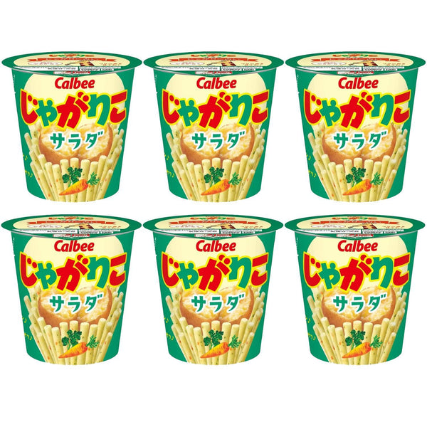 Calbee Jagarico Salad Potato Sticks (Pack of 6 Cups)