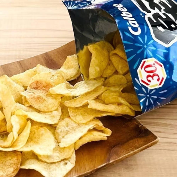 Calbee Kataage Lightly Salted Crispy Potato Chips 65g (Box of 12 Bags)