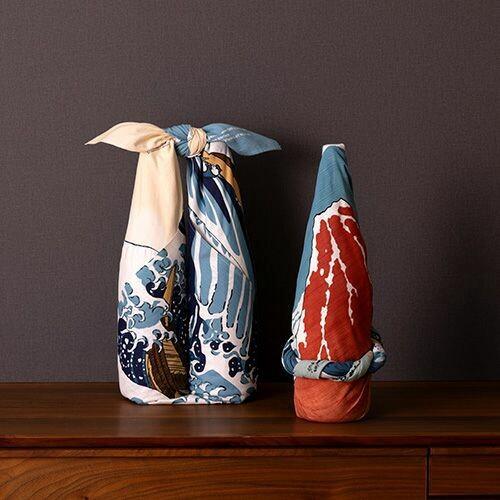 Furoshiki Great Wave off Kanagawa Organic Cotton Wrapping Cloth 70x70cm
