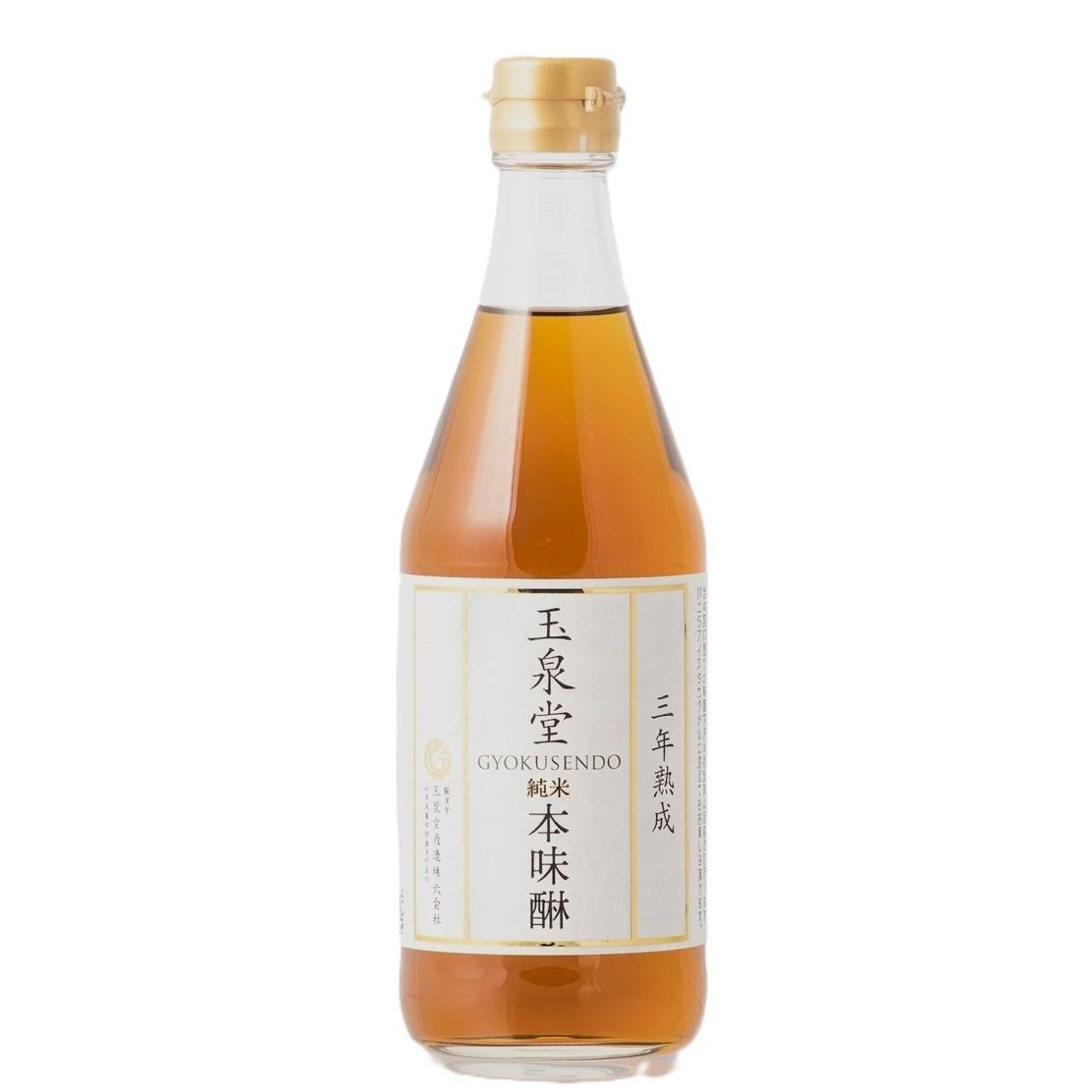 Gyokusen Shirataki 3 Years Aged Hon Mirin Pure Sweet Rice Seasoning 500ml